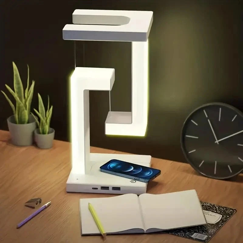 DreamVia™ Levora Floating LED Lamp with Wireless Charger