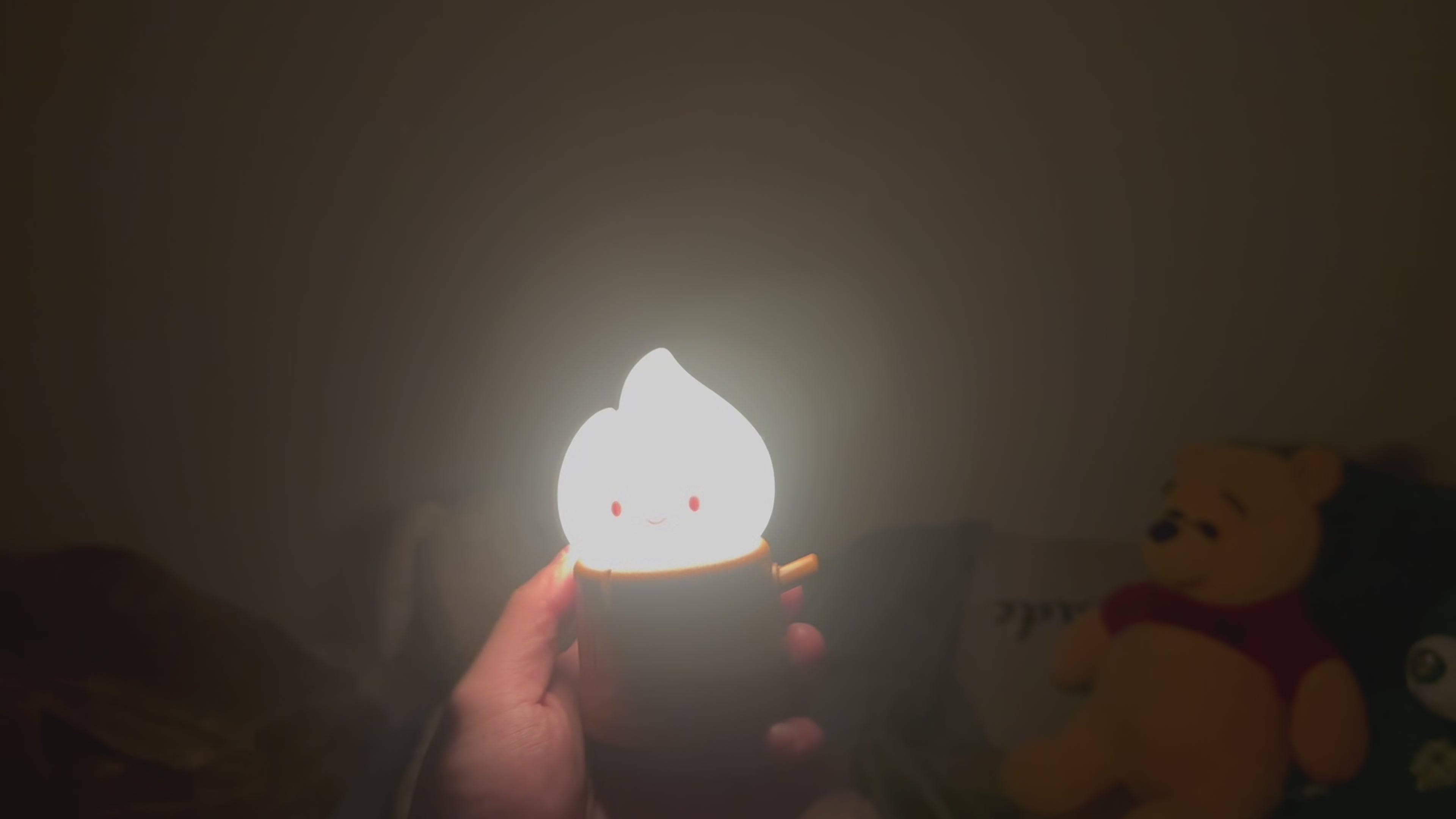 DreamVia™ Flameless Candle Night Light with White Noise